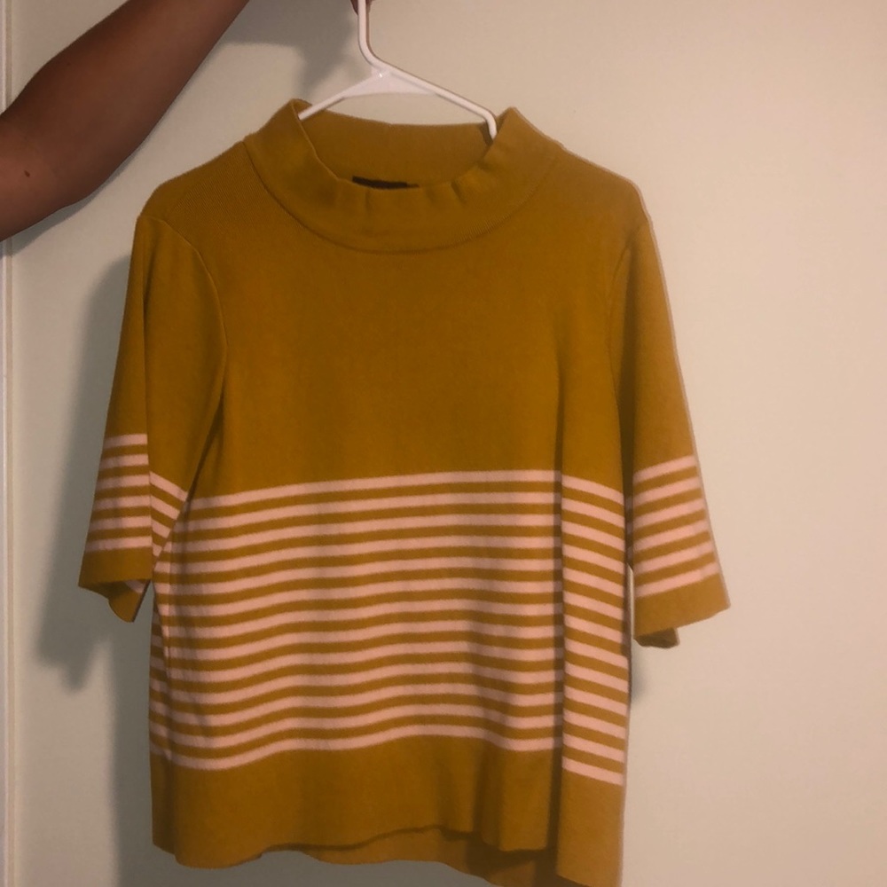 Yellow & light punk striped shirt! - Picture 1 of 3